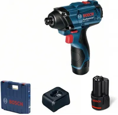 Masină de înșurubat cu impactr Bosch - Professional GDR 120 LI, 2xGBA 12V 2.0Ah