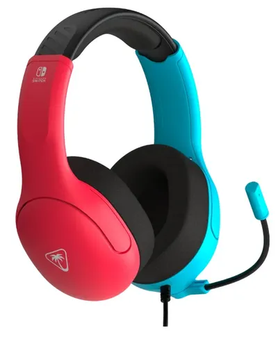 Căști de gaming Turtle Beach - Airlite Fit, Switch/Switch Lite, Neon Blue/Red