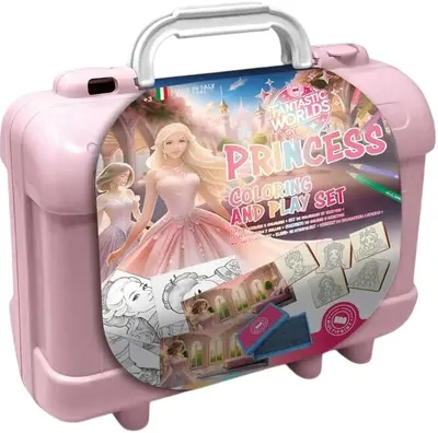 Set de colorat în valiză Multiprint - Princess