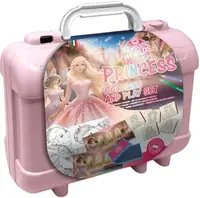 Set de colorat în valiză Multiprint - Princess