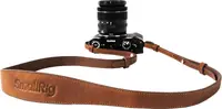 Curea pentru gât SmallRig - Universal Leather Camera Strap, maro