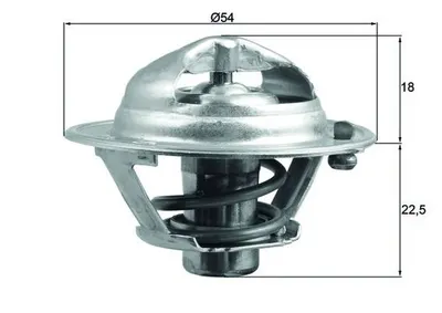 Termostat Lichid Racire (85 C) Potrivit Hyundai Accent Iii, Elantra Iv, Getz, I10 I, I20 I, I30, Ix20, Ix35, Matrix; Kia Cee D, Cerato I, Picanto I, Pro Cee D, Rio Ii, Soul I 1.1d-1.7d 12.04