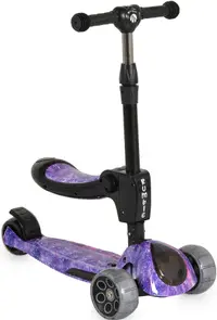 Trotinetă pliabilă 2 în 1 Byox - Rumble, violet