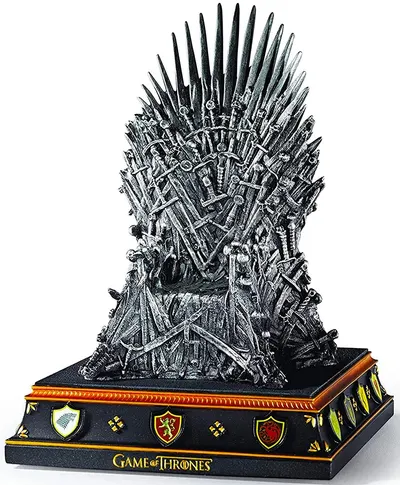 Semn de carte The Noble Collection Television: Game of Thrones - Iron Throne, 19 cm