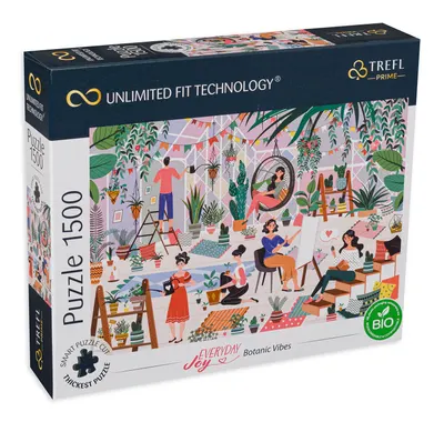 Puzzle Trefl din 1500 de piese - În grădina botanică