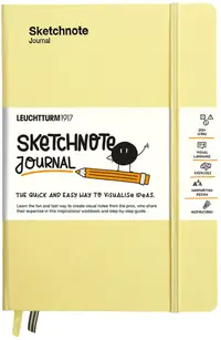 Caiet Leuchtturm1917 Sketchnote Journal - A5, vanilie