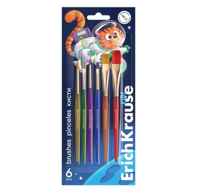 PICTURA Pensule 6/set ErichKrause Kids Space Animals