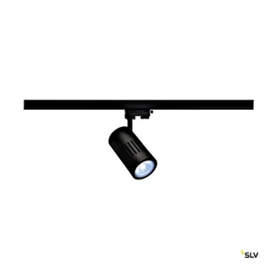 STRUCTEC LED 24W,rotund, negru, 4000K, 60°, incl.3P-Adaptor