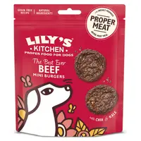 Lily's Kitchen Our Best Ever Beef Mini Burgers Treats for Dogs 70 g