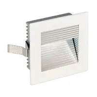 Spot incastrat, FRAME CURVE Wall lights, white recessed fitting, LED, 4000K, square, matt white, incl. leaf springs,