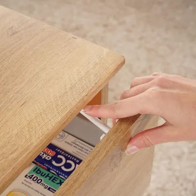 Sigurante pentru sertare si usi de dulapuri 3 bucati albe Reer 71060