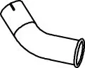 Racord evacuare (lungime:360mm) potrivit MERCEDES UNIMOG OM356.955-OM366.984 05.88