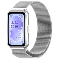 Curea Techsuit W009 pentru Huawei Band 11 / 11 Pro, Argintie