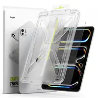 Folie de protectie Ecran Ringke Easy Slide pentru Apple iPad Pro 11 (2024), Sticla Securizata, Full Glue