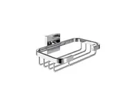 Etajera baie Roca Cubica A816826001, montare pe perete, 150 x 110 mm, metal, Crom