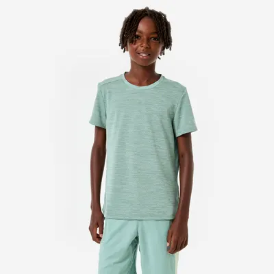 Tricou multisport tehnic și respirant Verde Copii