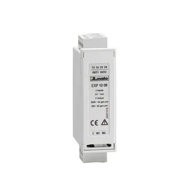 Expansion Module Exp Series For Flush-Mount Products, 2 Digital Inputs and 2 Relay Outputs Rated 5a 250vac, Tropicalized
