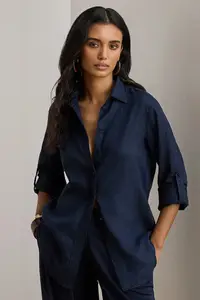 Lauren Ralph Lauren cămașă femei din in