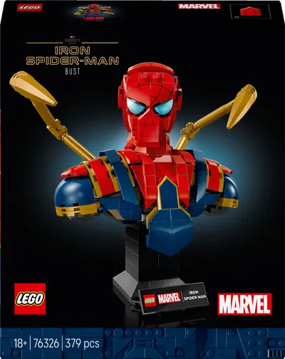 Constructor LEGO Marvel -Bustul lui Iron Spider-Man (76326)