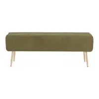 Bancă verde capitonată Olga – Bizzotto