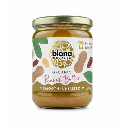 Crema de arahide smooth bio 500g Biona