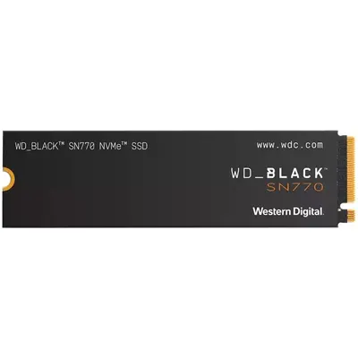 SSD WD Black SN770 250GB M.2 2280 PCIe Gen4 x4 NVMe, Read/Write: 2000/2000 MBps, IOPS 240K/470K, TBW: 200