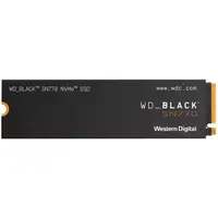 SSD WD Black SN770 250GB M.2 2280 PCIe Gen4 x4 NVMe, Read/Write: 2000/2000 MBps, IOPS 240K/470K, TBW: 200