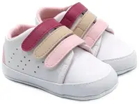 Pantofi pentru bebeluși Funny Baby - Rainbow, mărimea17, 4-8 luni, pantofi sport, roz
