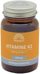 Vitamin K2, 200 µg, 60 tablete, Mattisson Healthstyle