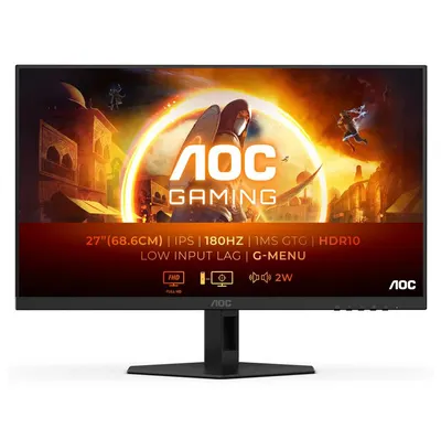 Monitor Consumer AOC 27G4XE, 27", 1920 x 1080 pixeli, Black, Grey, 3 ani Garantie