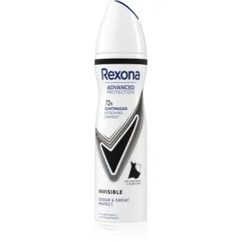 Rexona Advanced Protection Invisible spray anti-perspirant impotriva petelor albe si galbene