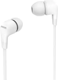 Căști cu microfon Philips - TAE1105WT, albe