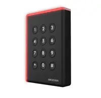 Cititor card cu tastatura Hikvision DS-K1108AEK, citeste carduri EM 125 KHz, distanta citire: ≤ 50 mm, comunicare: RS-485, Wiega