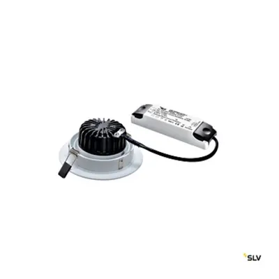 New Tria Led Dl Round Set, 12w2700k, 38°, Alb Mat