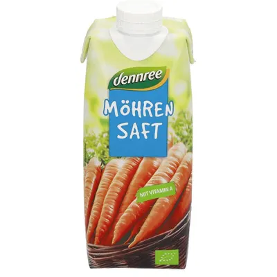 Suc de morcovi bio 500ml Dennree