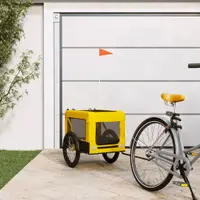 Gossi remorca bicicleta animale companie galben/negru oxford/fier