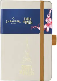 Caiet Sheaffer Emily in Paris - A6, căptușit, bej