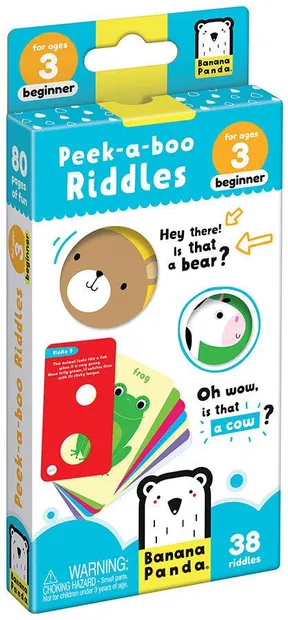 Joc educativ Banana Panda Peek-a-boo - Ghicitori, pentru începători, 3+ ani