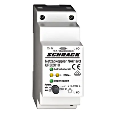 Releu separator de reţea NAK16/3 16A/230V