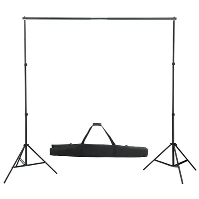 vidaXL Sistem de fundal telescopic, 155-300 cm