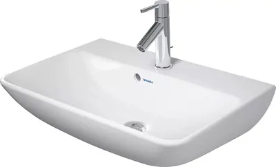 Lavoar Duravit ME by Starck 2343600000, montare pe perete, 60 x 40 cm, dreptunghiular, Alb
