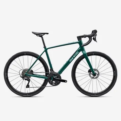 Bicicletă de șosea carbon Shimano 105 2x12v, EDR CF Verde