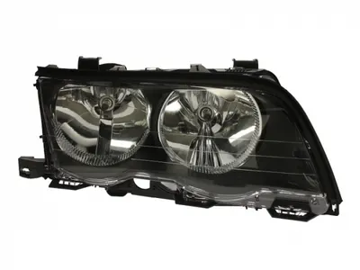 Far dreapta (H7, reglaj electric, cu motoras, fundal negru) BMW Seria 3 1998-2001