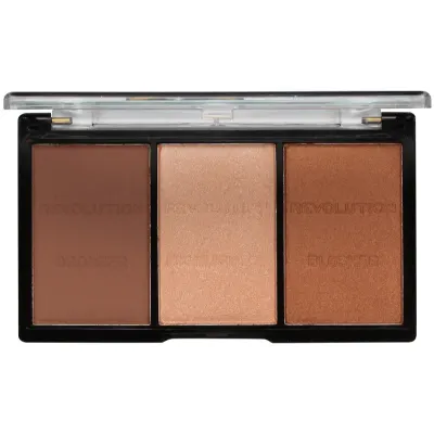 Revolution Ultra Sculpt & Contour paleta pentru contur facial culoare 04 Ultra Ligt/Medium 11 g