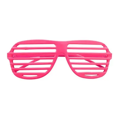 Ochelari disco neon roz