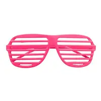 Ochelari disco neon roz