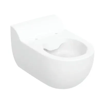 Vas WC suspendat pentru copii, 53 cm x 33 cm x 34,5 cm, rimfree, alb, Geberit Bambini