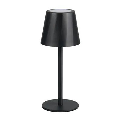 Veioză negru-mat LED cu abajur din metal (înălțime 21 cm) Diaz – Reality