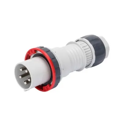 Stecher fisa industriala HP - IP66/IP67/IP68/IP69 - 3P+N+E 125A 440-460V 60HZ - RED - 11H - MANTLE TERMINAL