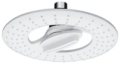 Placă pentru duș fix Inter Ceramic - 2 funcții, Ø20 cm, alb